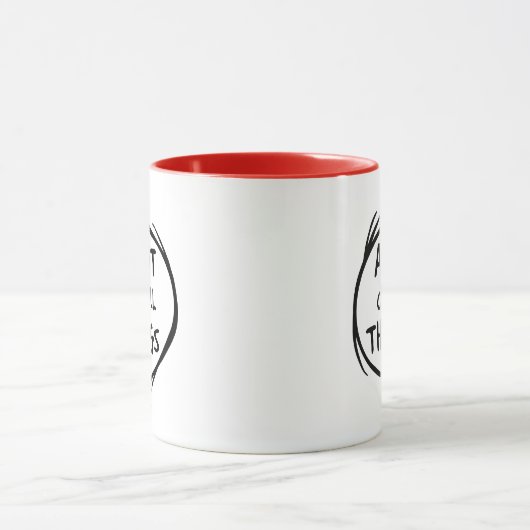 Ding één ding twee - Tante van alle dingen Mok (Midden)