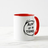 Ding één ding twee - Tante van alle dingen Mok (Voorkant rechts)