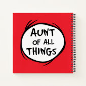 Ding Een Ding Twee - Tante van alle Dingen Notitieboek (Achterkant)