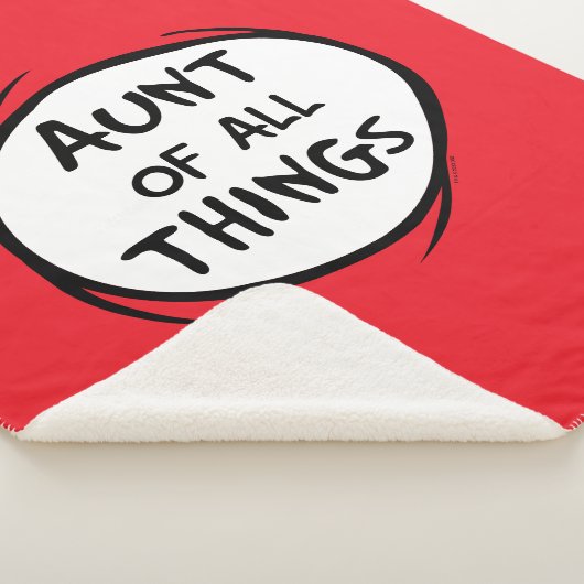 Ding één ding twee - Tante van alle dingen Sherpa Deken (3/4)