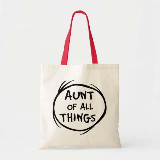 Ding één ding twee - Tante van alle dingen Tote Bag (Voorkant)