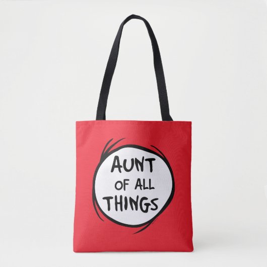 Ding één ding twee - Tante van alle dingen Tote Bag (Voorkant)