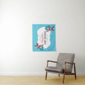 Ding Een Ding Twee | Tweeling Baby Shower Wandkleed (In situ)
