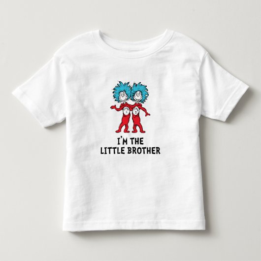 Ding Een Ding Twee | Tweeling | Kleine Broer Kinder Shirts (Voorkant)