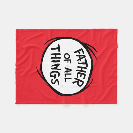 Ding één ding twee - Vader van alle dingen Fleece Deken (Voorkant (Horizontaal))