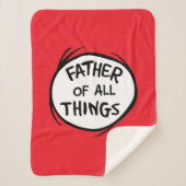 Ding één ding twee - Vader van alle dingen Sherpa Deken (Voorkant)