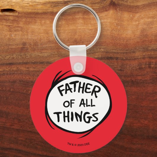 Ding één ding twee - Vader van alle dingen Sleutelhanger (Achterkant)