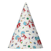 ding één ding twee viering patroon feesthoedjes (Links)