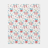 ding één ding twee viering patroon fleece deken (Voorkant)