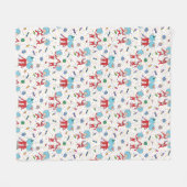 ding één ding twee viering patroon fleece deken (Voorkant (Horizontaal))