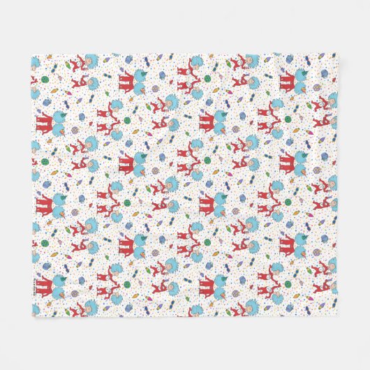 ding één ding twee viering patroon fleece deken (Voorkant (Horizontaal))