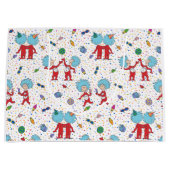 ding één ding twee viering patroon groot cadeauzakje (Voorkant)