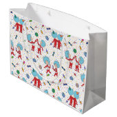 ding één ding twee viering patroon groot cadeauzakje (Achterkant Gekanteld)