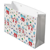 ding één ding twee viering patroon groot cadeauzakje (Voorkant Gekanteld)