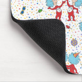 ding één ding twee viering patroon muismat (Hoek)