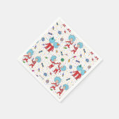 ding één ding twee viering patroon servet (Hoek)