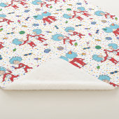 ding één ding twee viering patroon sherpa deken (3/4)