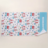 ding één ding twee viering patroon strandlaken (Voorkant)