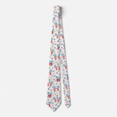 ding één ding twee viering patroon stropdas (Voorkant)