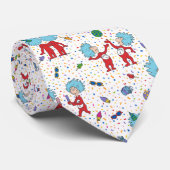 ding één ding twee viering patroon stropdas (Opgerold)