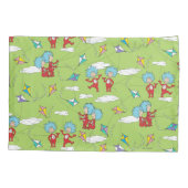 Ding Een Ding Twee Vliegende Vlieger Dingen Patroo Kussensloop (Achterkant)