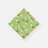 Ding Een Ding Twee Vliegende Vlieger Dingen Patroo Servet (Hoek)