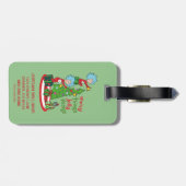 Ding Een Ding Twee Vrolijke Dingen Jolly Dingen Bagagelabel (Achterkant horizontaal)