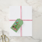 Ding Een Ding Twee Vrolijke Dingen Jolly Dingen Cadeaulabel (Met Touw)