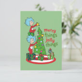 Ding Een Ding Twee Vrolijke Dingen Jolly Dingen Kaart (Staand voorkant)