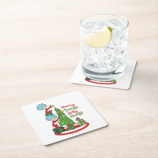 Ding Een Ding Twee Vrolijke Dingen Jolly Dingen Kartonnen Onderzetters (Insitu)