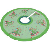 Ding Een Ding Twee Vrolijke Dingen Jolly Dingen Kerstboom Rok (Gekanteld)