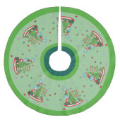 Ding Een Ding Twee Vrolijke Dingen Jolly Dingen Kerstboom Rok (Voorkant)