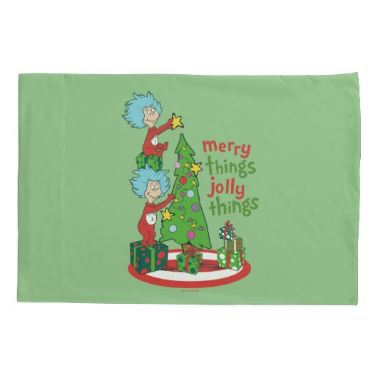 Ding Een Ding Twee Vrolijke Dingen Jolly Dingen Kussensloop (Achterkant)