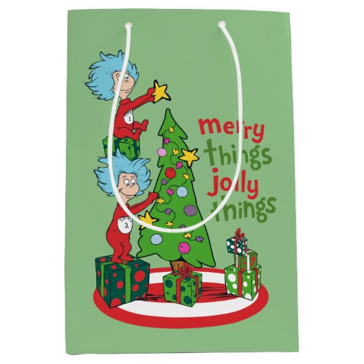 Ding Een Ding Twee Vrolijke Dingen Jolly Dingen Medium Cadeauzakje (Voorkant)