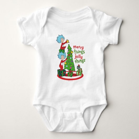 Ding Een Ding Twee Vrolijke Dingen Jolly Dingen Romper (Voorkant)