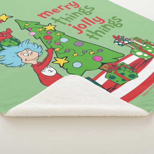 Ding Een Ding Twee Vrolijke Dingen Jolly Dingen Sherpa Deken (3/4)