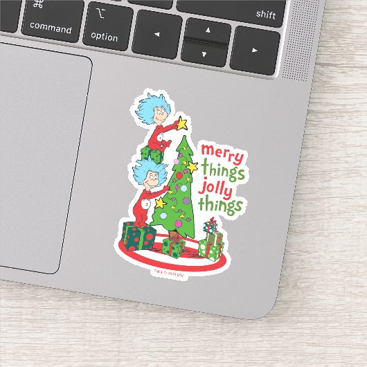 Ding Een Ding Twee Vrolijke Dingen Jolly Dingen Sticker (Detail)