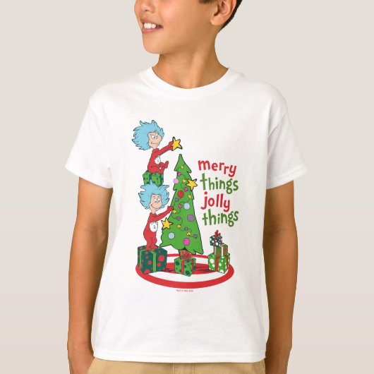 Ding Een Ding Twee Vrolijke Dingen Jolly Dingen T-shirt (Voorkant)