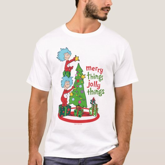 Ding Een Ding Twee Vrolijke Dingen Jolly Dingen T-shirt (Voorkant)