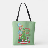 Ding Een Ding Twee Vrolijke Dingen Jolly Dingen Tote Bag (Achterkant)