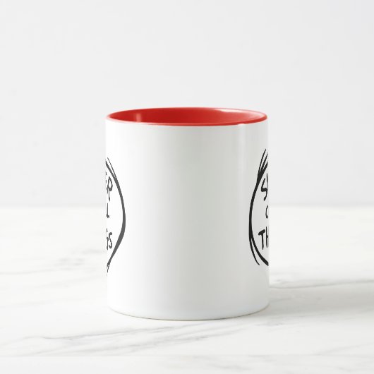 Ding één ding twee - zuster van alle dingen mok (Midden)