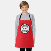 Ding één ding twee - zuster van alle dingen schort (Gedragen)