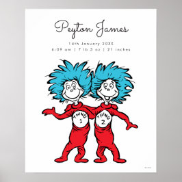 Ding één, twee | Geboortestatistieken tweelingen B Poster