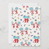 Ding één, twee | Tweeling Confetti Verjaardag Kaart (Achterkant)