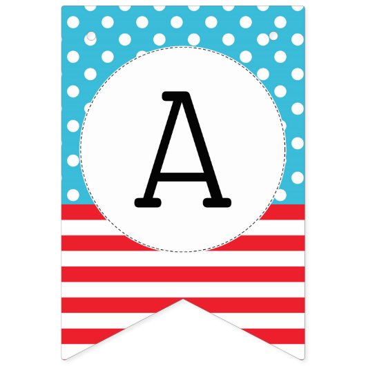 Ding één, twee | Twins Verjaardag Vlaggetjes (Derde vlag)