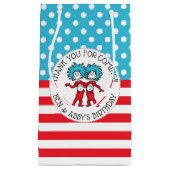 Ding één, twee | Twins verjaardagsgunst Klein Cadeauzakje (Voorkant)