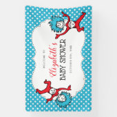 Ding één, twee | Verbod op tweeling-Baby shower Spandoek (Verticaal)