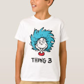 Ding in de Hoed Thing One Thing Two - Aangepaste T T-shirt (Voorkant)