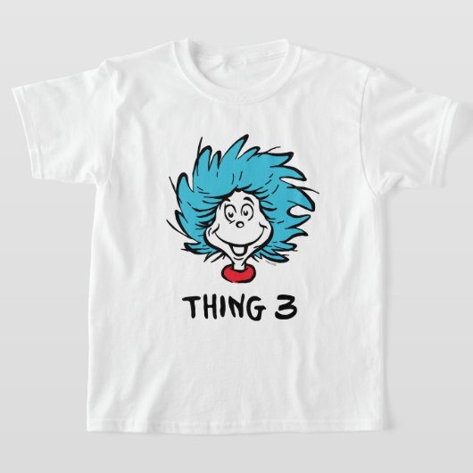 Ding in de Hoed Thing One Thing Two - Aangepaste T T-shirt (Laagn)