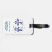 Ding One Thing Two Soort van een Batty Thing Bagagelabel (Achterkant horizontaal)